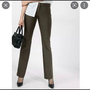 Express Olive bootcut pants